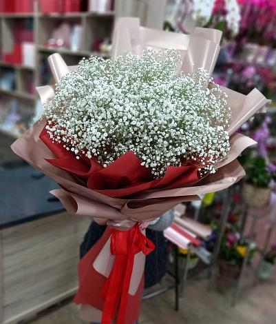 Букет цветов из: Гипсофила в Лесорогске