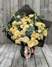 Букет цветов из:  Розы и Лизиантусы в Лесорогске