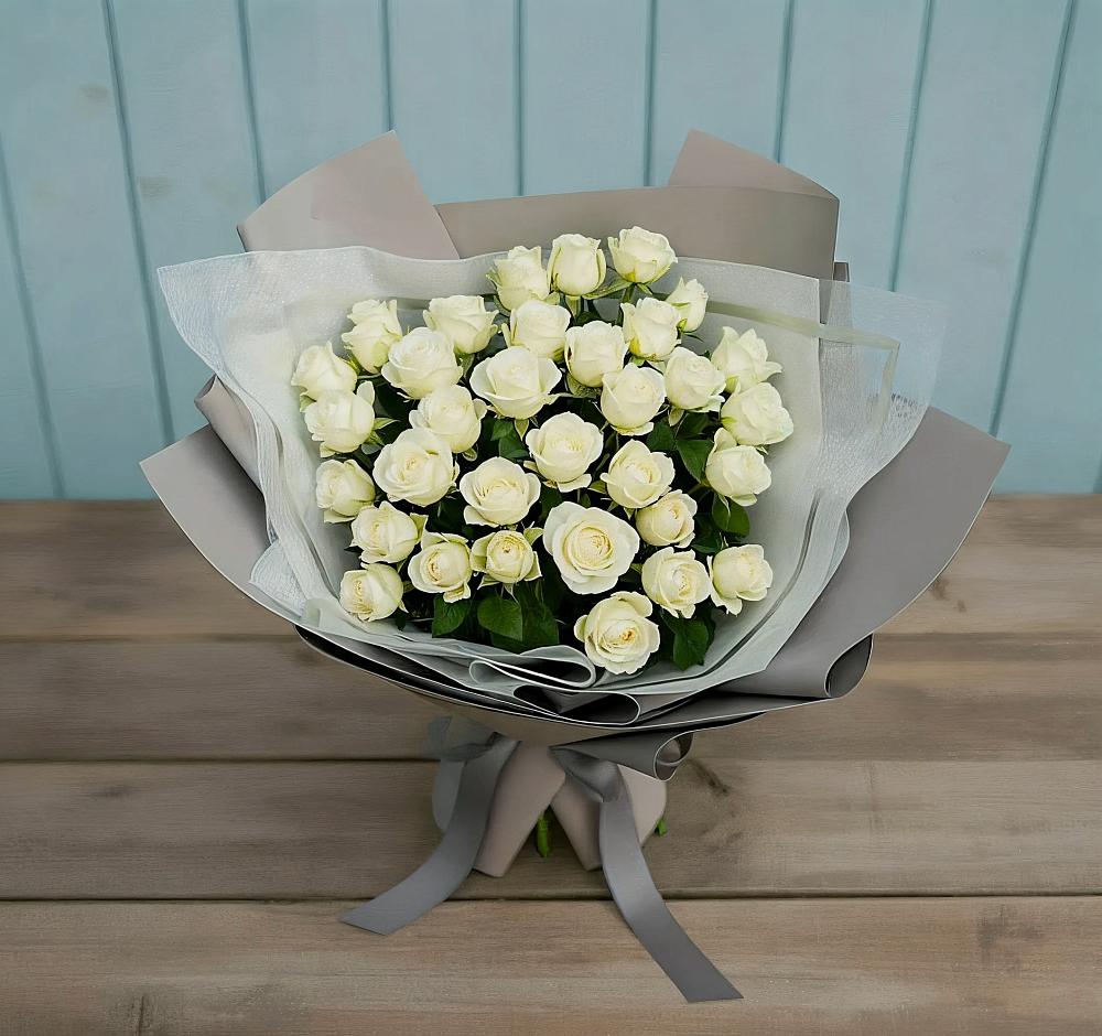 Букет Белоснежная нежность в Лесорогске