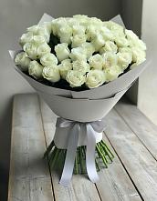 Букет 35 Белых роз в Лесорогске