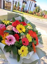 Букет цветов из:  Герберы #REPLACE_PRED# Лесорогске