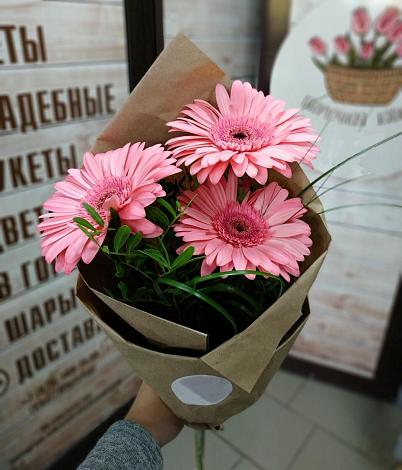 Букет цветов из: Герберы в Лесорогске