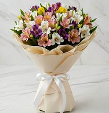 Букет цветов из:  Альстромерии #REPLACE_PRED# Лесорогске