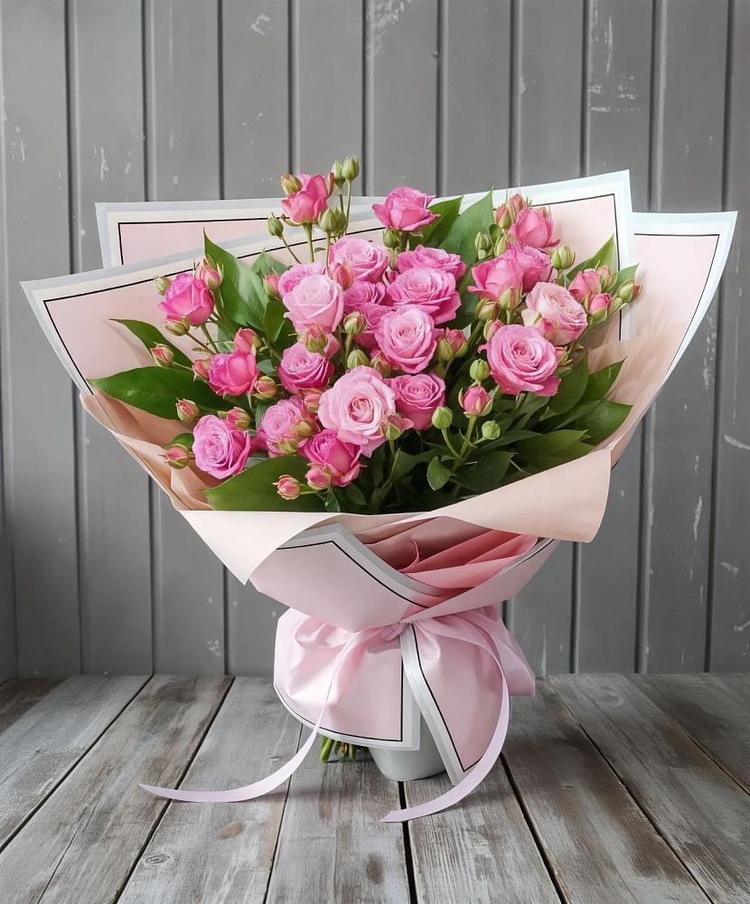 Букет Розовый кустик в Лесорогске