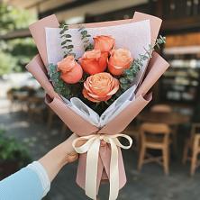 Букет цветов из:  Розы в Лесорогске