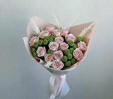 Букет цветов из:  Розы и Хризантемы в Лесорогске