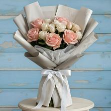 Букет цветов из:  Розы в Лесорогске