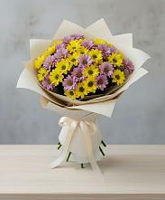 Букет цветов из:  Хризантемы #REPLACE_PRED# Лесорогске