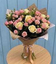 Букет цветов из:  Розы в Лесорогске