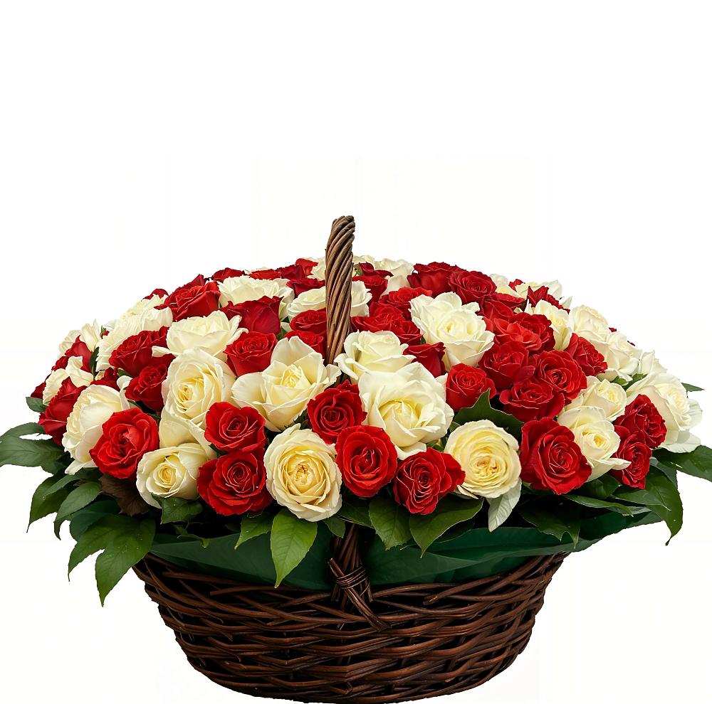 Премиум букет из: Розы в Лесорогске