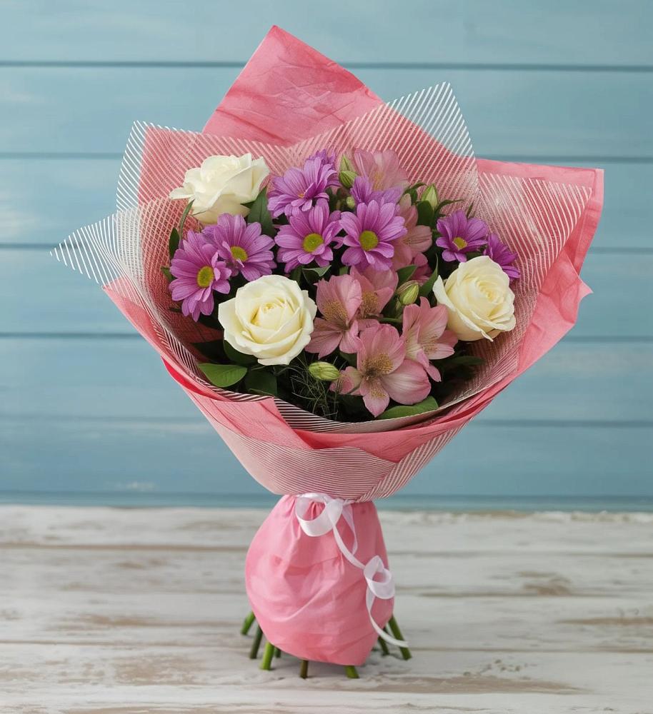 Букет цветов из: Герберы в Лесорогске