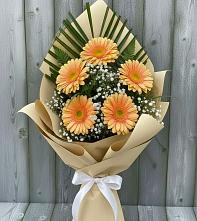 Букет цветов из:  Герберы в Лесорогске