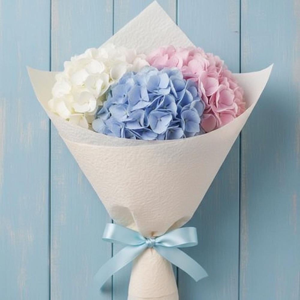 Букет цветов из: Гортензия в Лесорогске