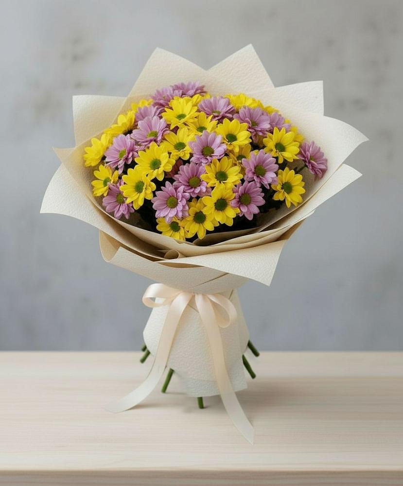 Букет цветов из: Хризантемы в Лесорогске